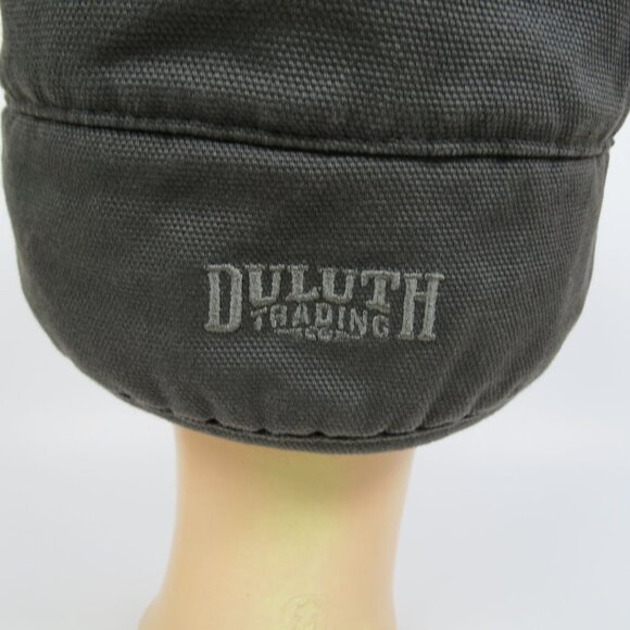 DULUTH TRADING CO Men's Gray Superior Hat in Iron Ore Canvas Size L - Picture 7 of 11